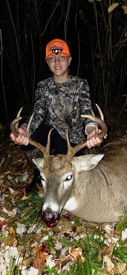 Garrett Behnke got this during the Youth hunt